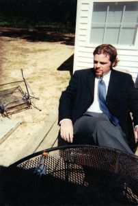 23 years old. Visiting my Dad in Pensacola. Pre-Army. 